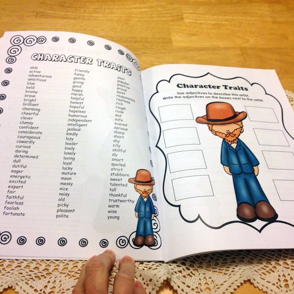 Activity Book for Artistic Kids, About Van Gogh - Picture 5 of 9